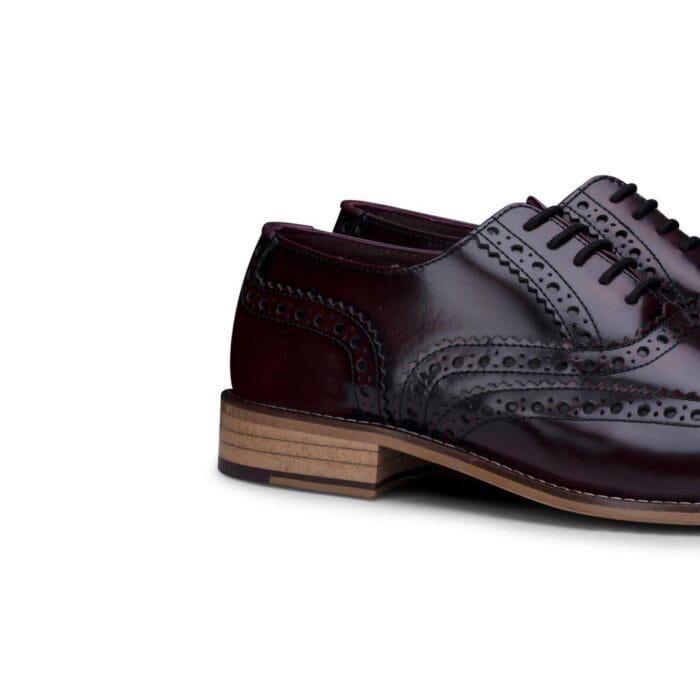 Mens Real Leather Vintage Shoes Brogues 1920s Suede Tweed Laced Shoes Smart Formal - Knighthood Store