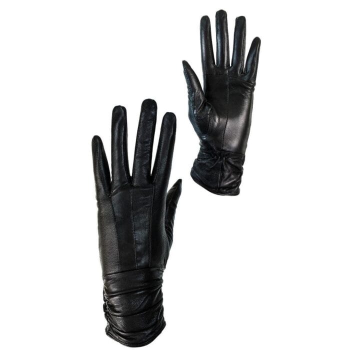 Womens Real Leather Winter Gloves Fur Fleece Lined Warm Ladies Gift Touch Screen - Knighthood Store