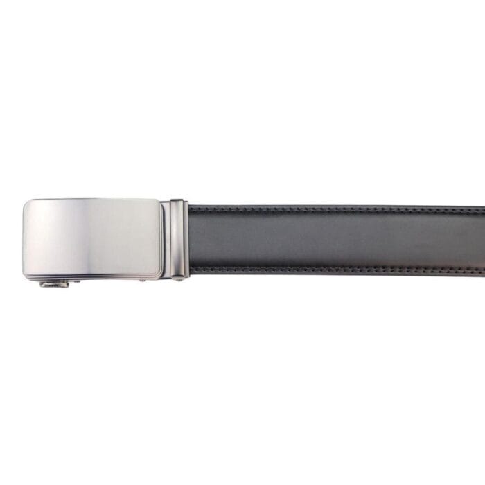 Mens Leather Belt Ratchet Trouser Jeans Dress 35MM Trim to Fit Any Size - Knighthood Store