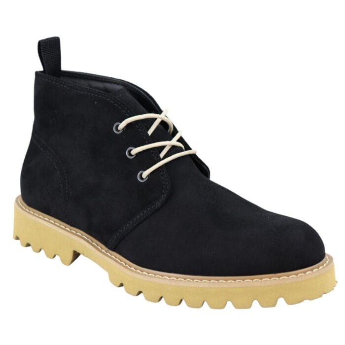 Mens Casual Hiking Boots Jeans Laced Ankle Suede Chukka - Knighthood Store