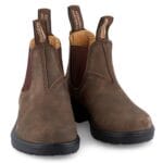 Blundstone 565 Kids Unisex Rustic Brown Leather Boots Slip On Ankle Boots - Knighthood Store