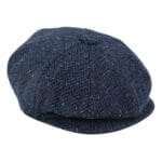 8 Panel Vintage Baker Boy Hat Newsboy Tweed Wool Herringbone 1920s Peaky - Knighthood Store