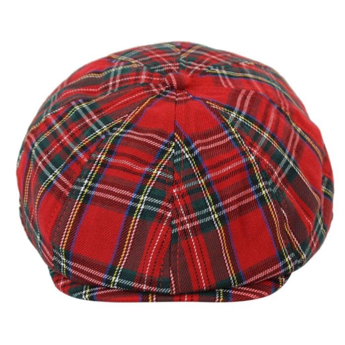 Tweed Newsboy Cap Blinders Baker Boy Flat Check Grandad Hat Elasticated Free Size - Knighthood Store