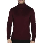 Mens Polar Neck Jumper Roll Neck High Turtle Neck Slim Fit Light Weight - Image 9