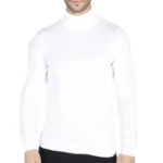 Mens Polar Neck Jumper Roll Neck High Turtle Neck Slim Fit Light Weight - Image 18