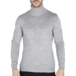 Mens Polar Neck Jumper Roll Neck High Turtle Neck Slim Fit Light Weight - Image 21