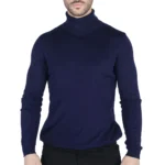Mens Polar Neck Jumper Roll Neck High Turtle Neck Slim Fit Light Weight - Image 24