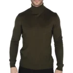 Mens Polar Neck Jumper Roll Neck High Turtle Neck Slim Fit Light Weight - Image 27