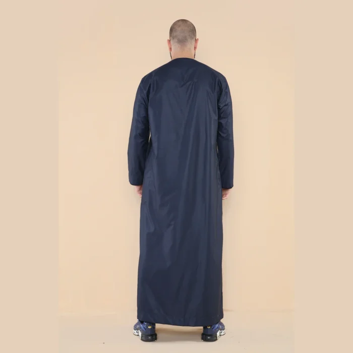 Mens Thobe Jubba Islamic Clothing Muslim Kaftan Emirati Omani Robe Arab Tassel - Image 44