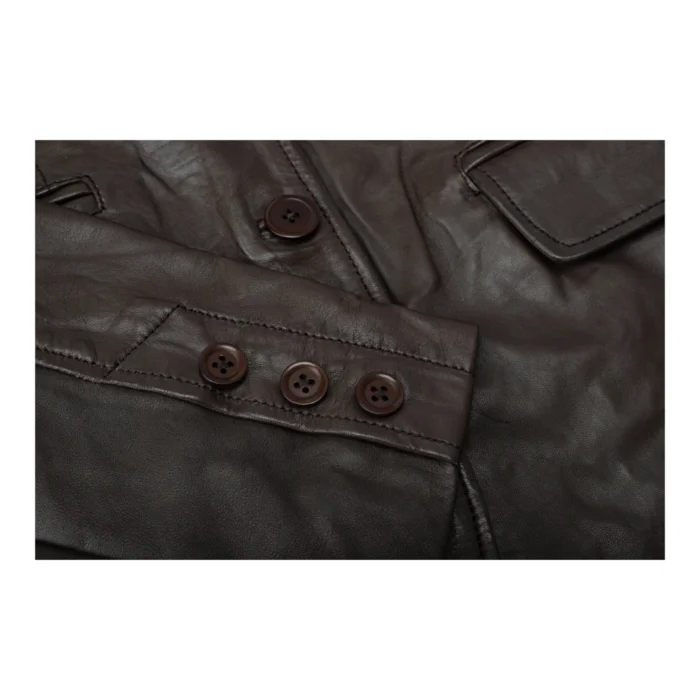 Ladies Women Real Black Leather slim Fit Blazer Jacket - Image 8