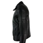 Aviatrix Mens Genuine Real Leather Black Biker Jacket Retro Vintage Tailored Fit - Image 6