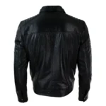 Aviatrix Mens Genuine Real Leather Black Biker Jacket Retro Vintage Tailored Fit - Image 7