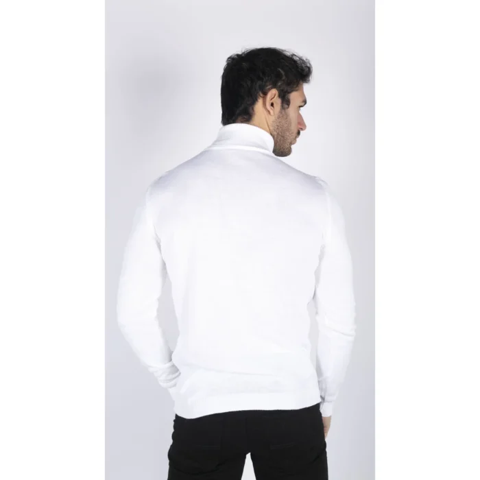 Mens Polar Neck Jumper Roll Neck High Turtle Neck Slim Fit Light Weight - Image 20