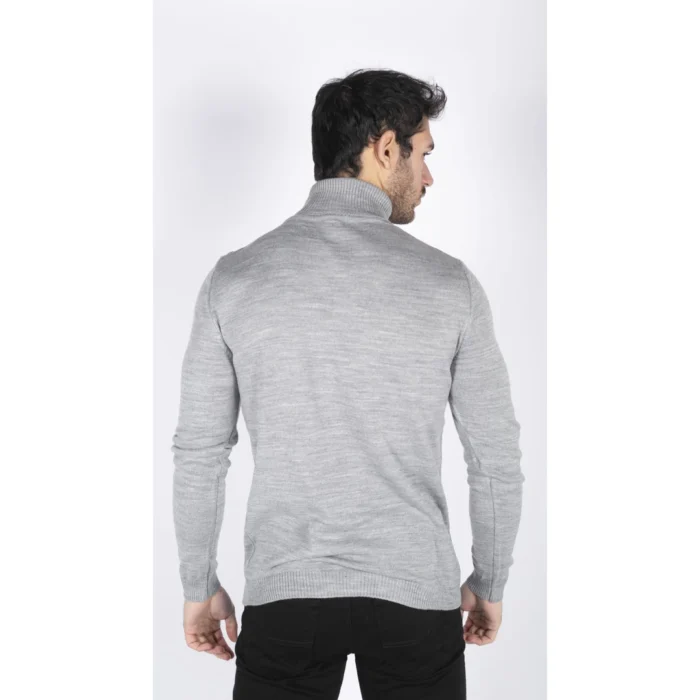 Mens Polar Neck Jumper Roll Neck High Turtle Neck Slim Fit Light Weight - Image 23
