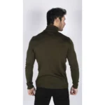 Mens Polar Neck Jumper Roll Neck High Turtle Neck Slim Fit Light Weight - Image 29