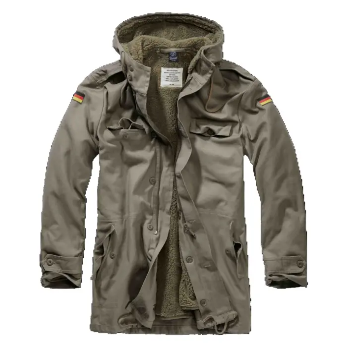 Brandit Field Parka BW 3163 Military Germany Army Combat Coat Fur Lined Winter - Image 3