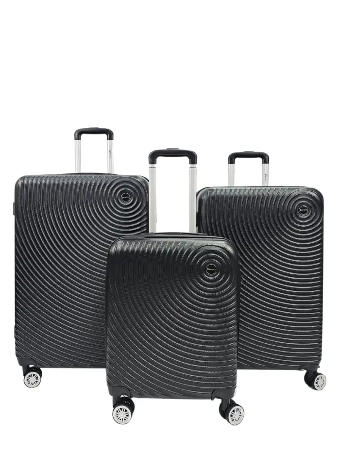 Hard Case Shell Pattern Suitcase Carry On Cabin Check In Small Medium Large Combination Lock 3 Set - Image 56