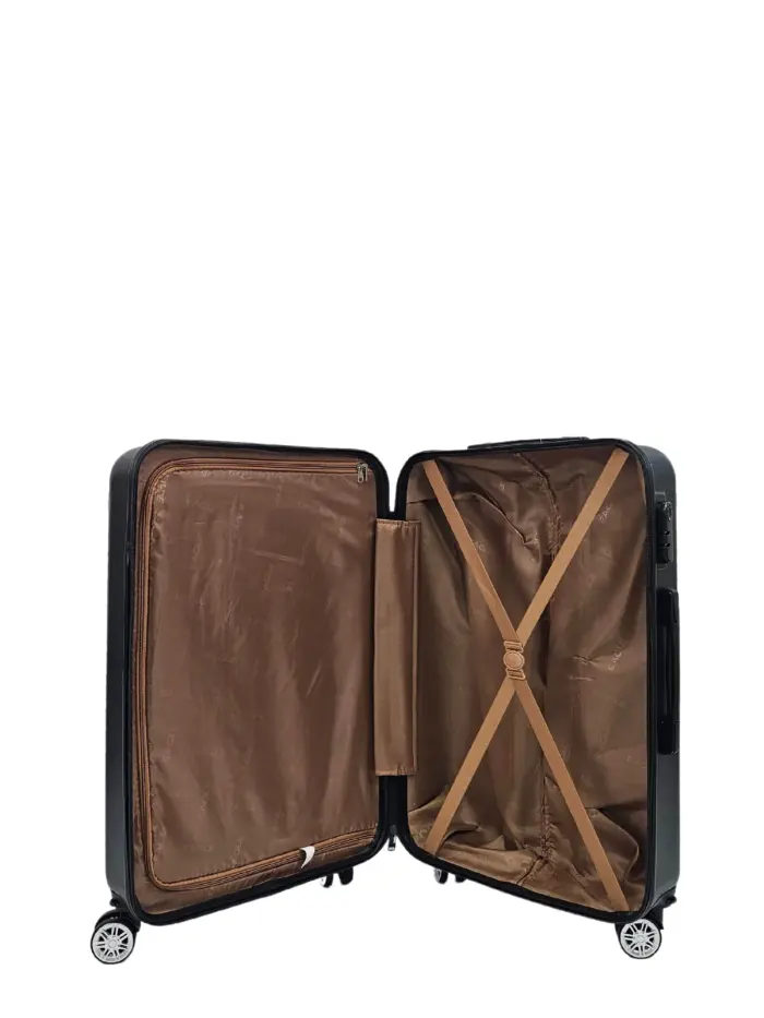 Hard Case Shell Pattern Suitcase Carry On Cabin Check In Small Medium Large Combination Lock 3 Set - Image 5