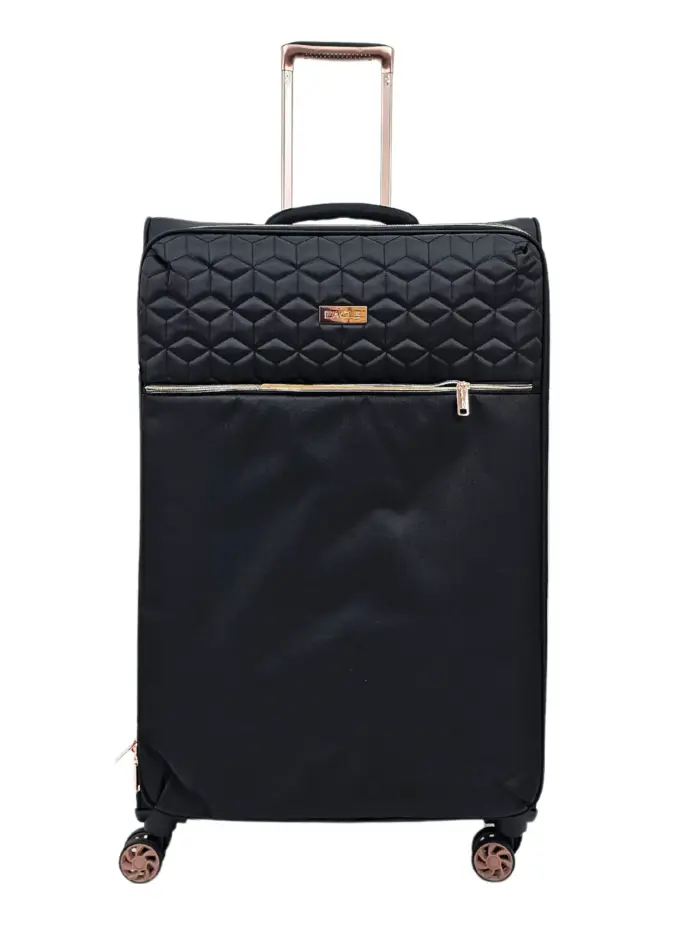 Suitcase Travel Bag Carry On Hand Cabin Check in Soft Case Luggage Trolley Set - Image 36