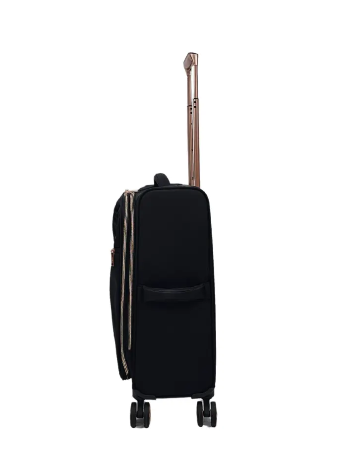Suitcase Travel Bag Carry On Hand Cabin Check in Soft Case Luggage Trolley Set - Image 4