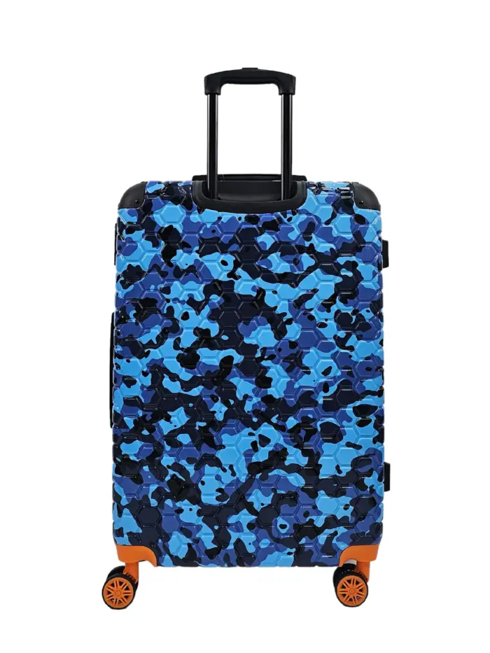 Camo Print Hard Case Shell Suitcase Carry On Cabin Check In Combination Lock - Image 36