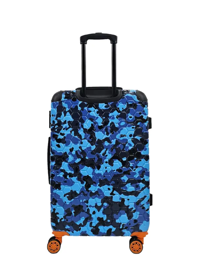 Camo Print Hard Case Shell Suitcase Carry On Cabin Check In Combination Lock - Image 20
