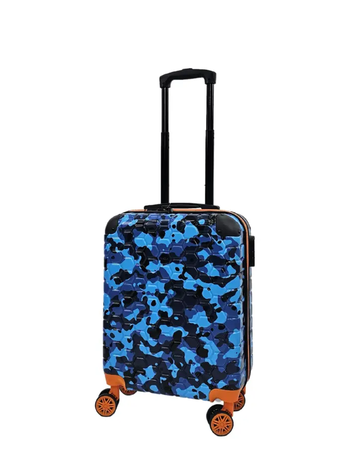 Camo Print Hard Case Shell Suitcase Carry On Cabin Check In Combination Lock - Image 2