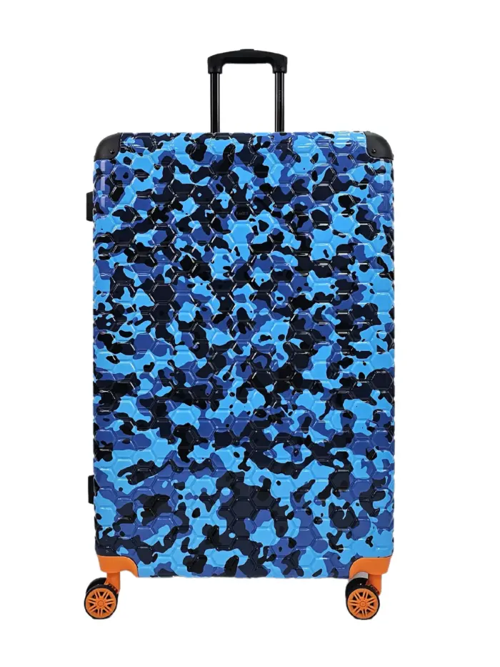 Camo Print Hard Case Shell Suitcase Carry On Cabin Check In Combination Lock - Image 49