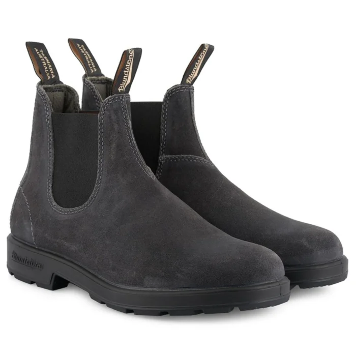 Blundstone 1910 Steel Grey Suede Leather Chelsea Boots Vintage Classic Ankle - Image 3