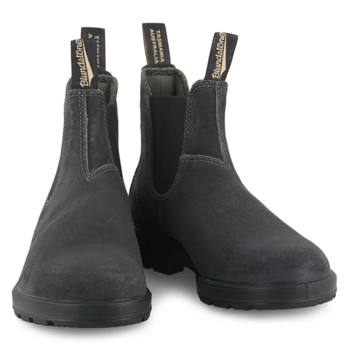 Blundstone 1910 Steel Grey Suede Leather Chelsea Boots Vintage Classic Ankle - Image 4