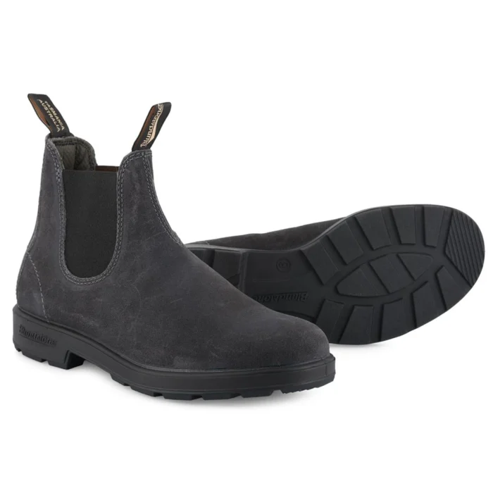 Blundstone 1910 Steel Grey Suede Leather Chelsea Boots Vintage Classic Ankle - Image 6