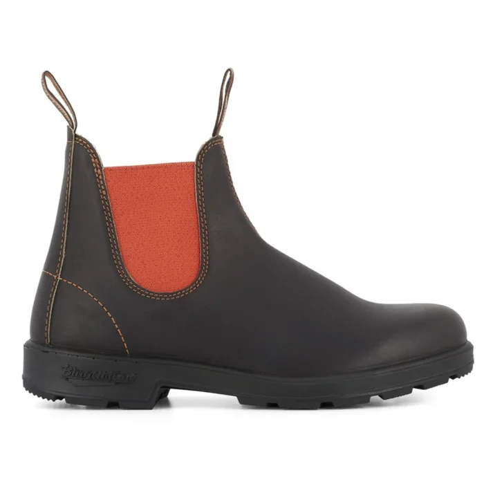 Blundstone 1918 Brown Terracotta Leather Chelsea Boots Slip On Classic Vintage - Image 1
