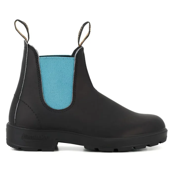 Blundstone 2207 Black Blue Slip On Chelsea Boots - Image 1