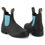 Blundstone 2207 Black Blue Slip On Chelsea Boots - Image 3