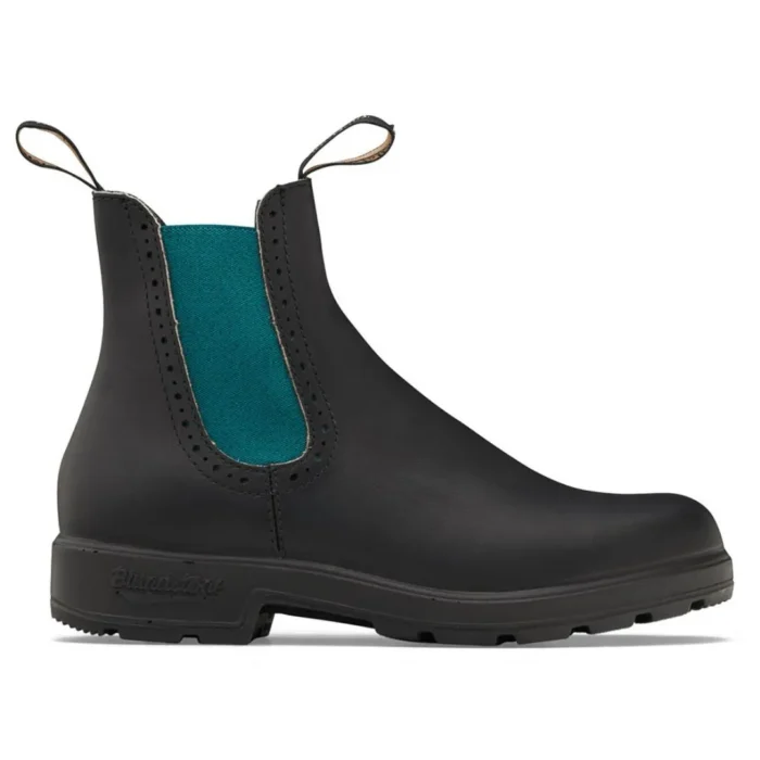 Blundstone 2320 Black Teal High Top Chelsea Boots - Image 1