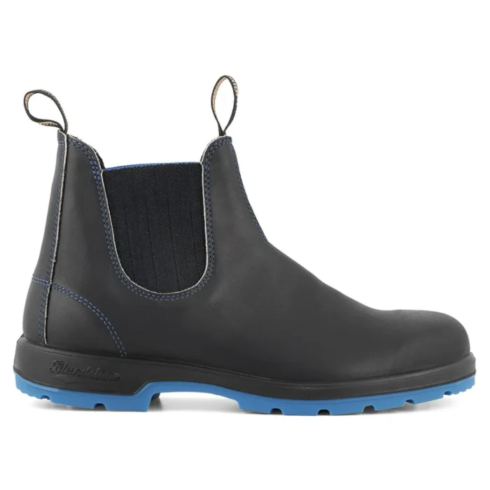 Blundstone 2343 Black Blue Slip On Chelsea Boots - Image 1