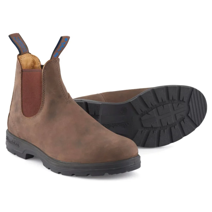 Blundstone 584 Rustic Brown Waterproof Thermal Leather Chelsea Ankle Boot - Image 5