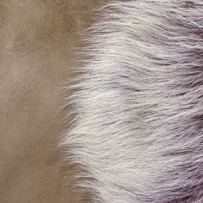 Taupe 3/4 Length Ladies Suede Real Toscana Sheepskin Coat Tailored Fit - Image 7