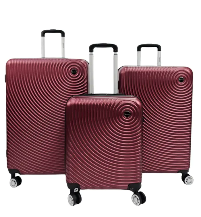 Hard Case Shell Pattern Suitcase Carry On Cabin Check In Small Medium Large Combination Lock 3 Set - Image 57