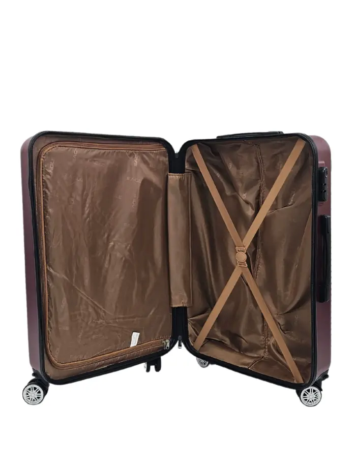 Hard Case Shell Pattern Suitcase Carry On Cabin Check In Small Medium Large Combination Lock 3 Set - Image 45