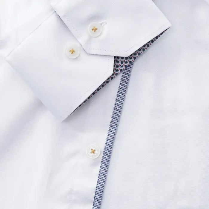 Mens Tailored Fit Stretch Cotton Button Shirt Smart Casual Formal 1920's Blinders Vintage - Image 13
