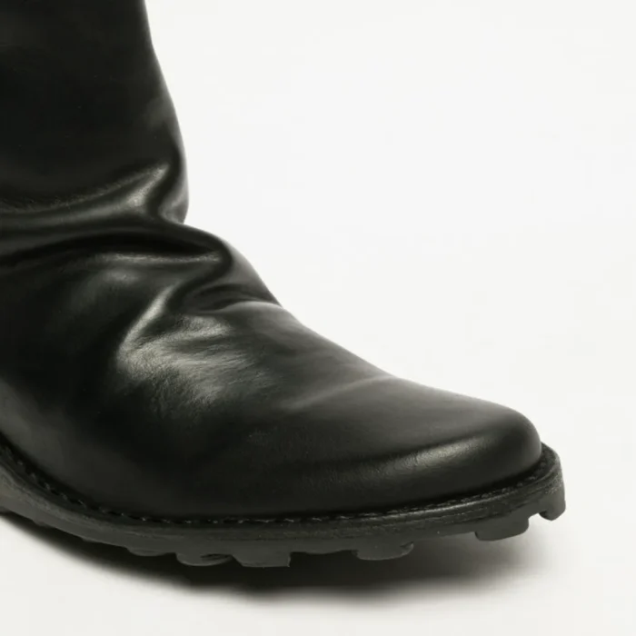 MON944FLY - Women's Wedge Heel Leather Ankle Boots - Image 3