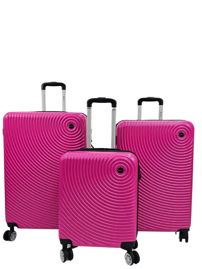 Hard Case Shell Pattern Suitcase Carry On Cabin Check In Small Medium Large Combination Lock 3 Set - Image 58