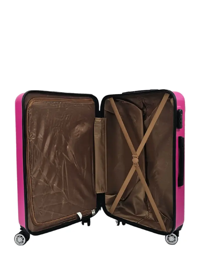 Hard Case Shell Pattern Suitcase Carry On Cabin Check In Small Medium Large Combination Lock 3 Set - Image 35