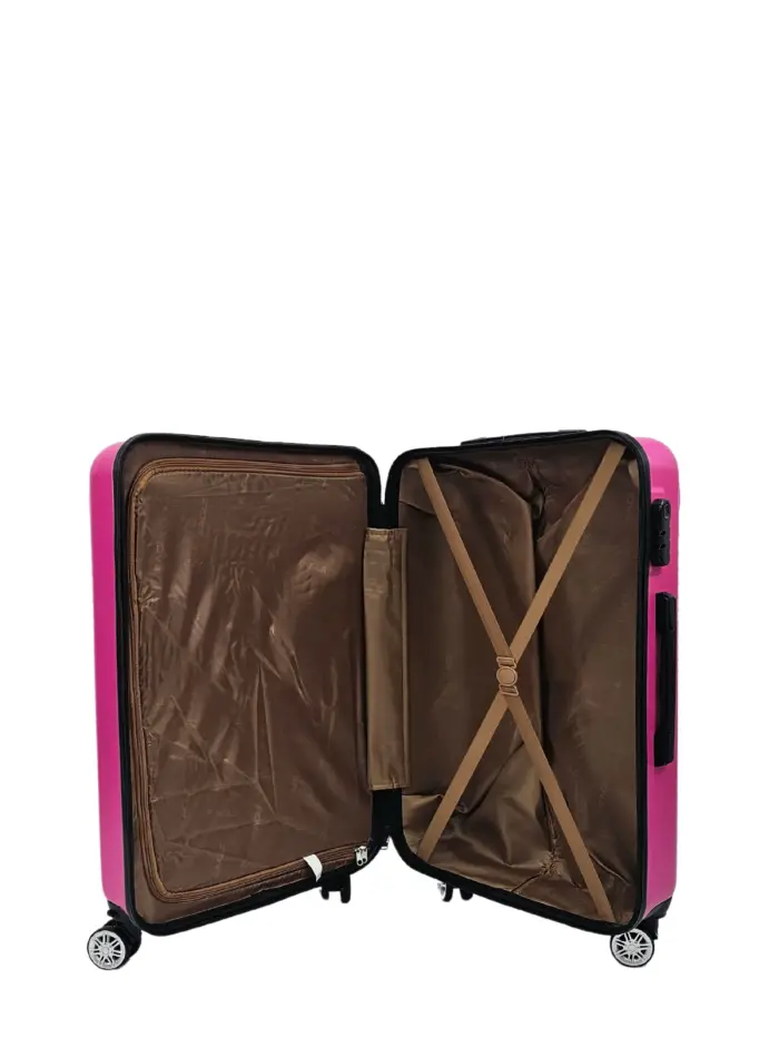 Hard Case Shell Pattern Suitcase Carry On Cabin Check In Small Medium Large Combination Lock 3 Set - Image 15