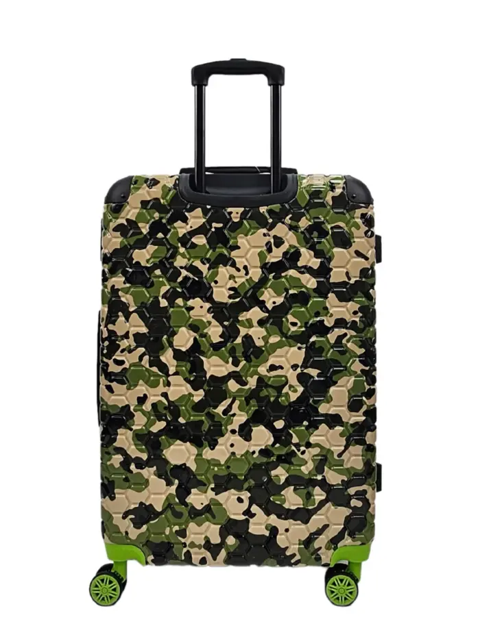 Camo Print Hard Case Shell Suitcase Carry On Cabin Check In Combination Lock - Image 42