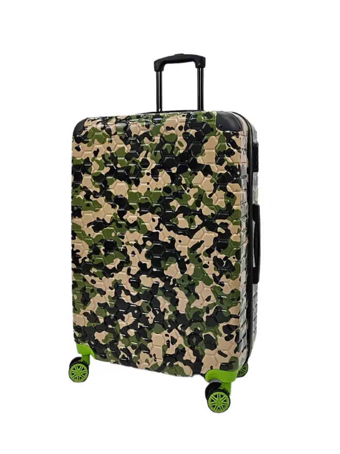 Camo Print Hard Case Shell Suitcase Carry On Cabin Check In Combination Lock - Image 40