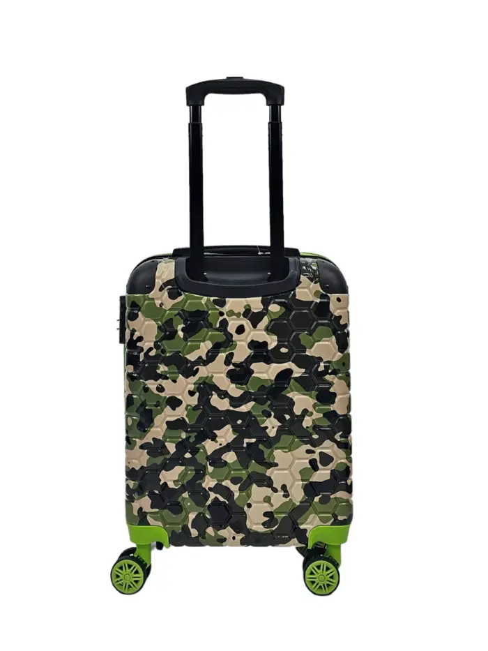 Camo Print Hard Case Shell Suitcase Carry On Cabin Check In Combination Lock - Image 10