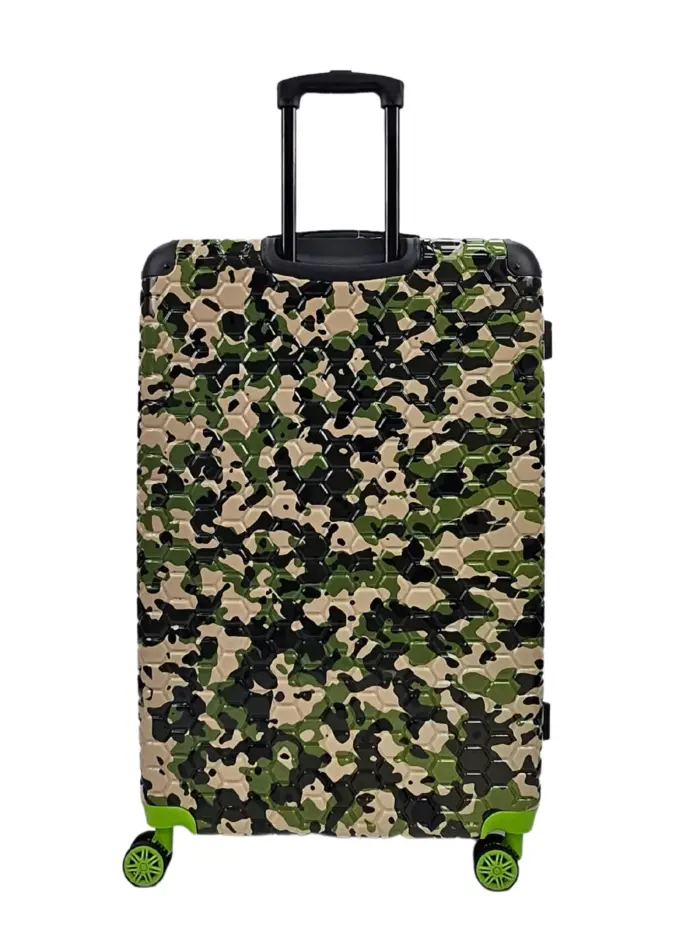 Camo Print Hard Case Shell Suitcase Carry On Cabin Check In Combination Lock - Image 58