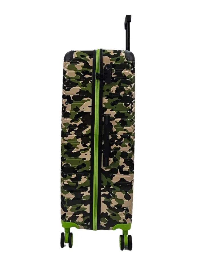 Camo Print Hard Case Shell Suitcase Carry On Cabin Check In Combination Lock - Image 57